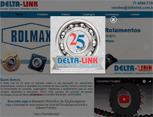 Tablet Screenshot of deltalink.com.br